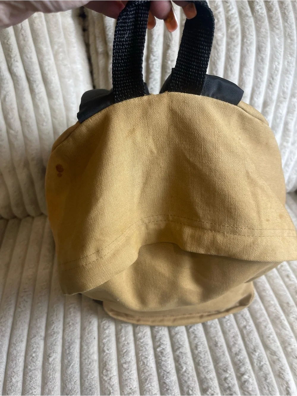 Carhartt Brown Canvas Backpack School Work Laptop Bag Front Pocket